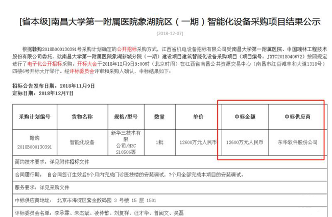 夯实智慧医疗领域龙头地位，东华软件中标捷报频传